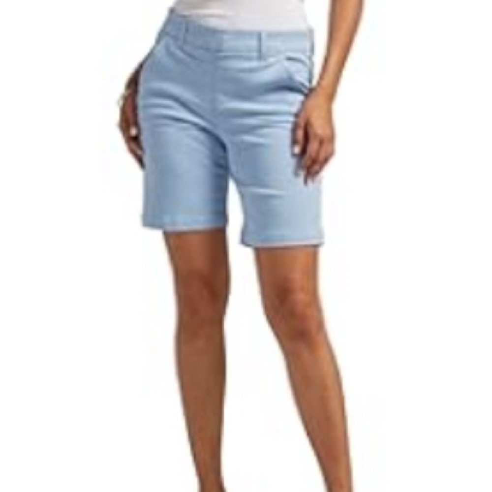 Jag Jeans 8” Maddie Blue Bermuda Shorts